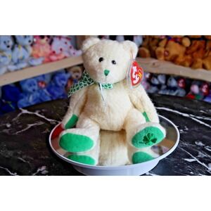 TY Beanie Baby - Woolins the Bear (Internet Exclusive) | Tush Tag Wear | Rare